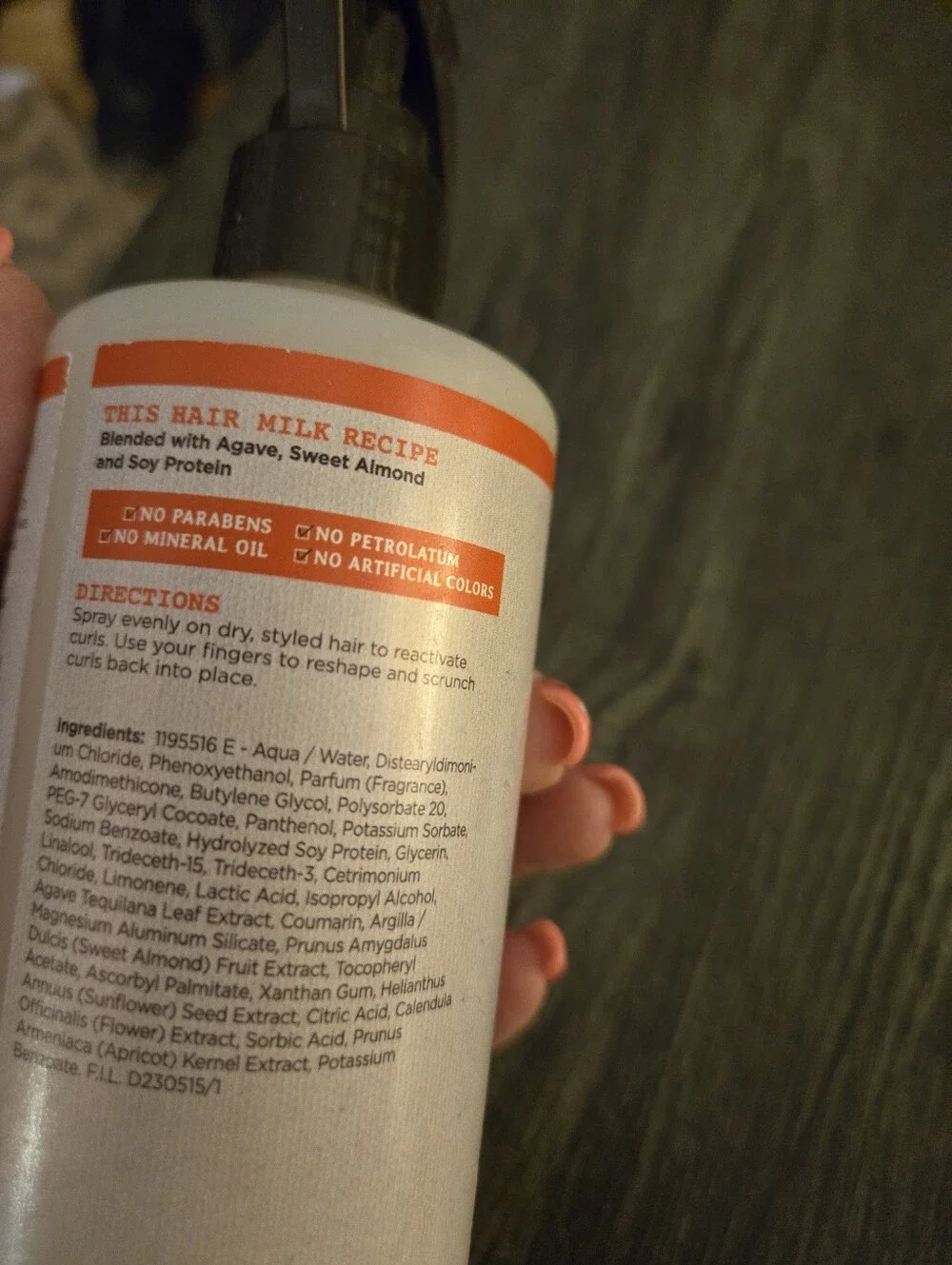 Carol's Daughter Hair Milk Refresher Spray